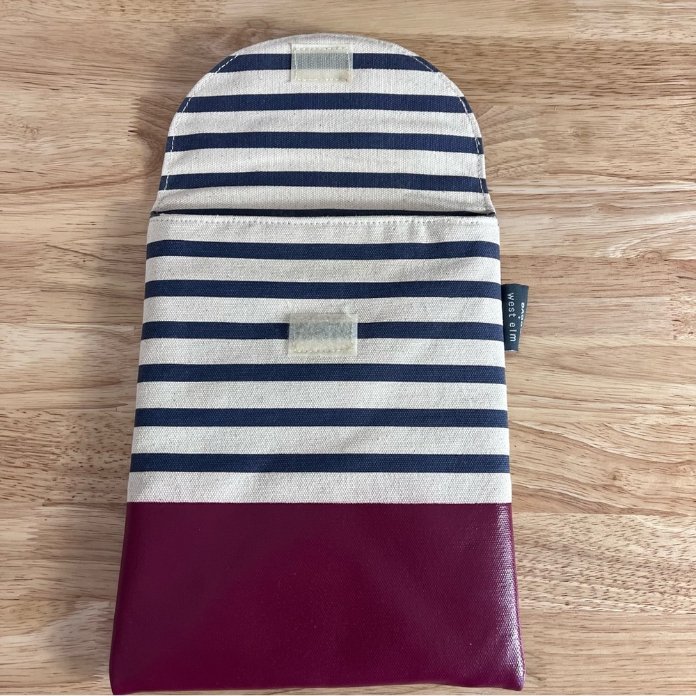 West Elm Ipad padded dip canvas case  8’’X10.5"